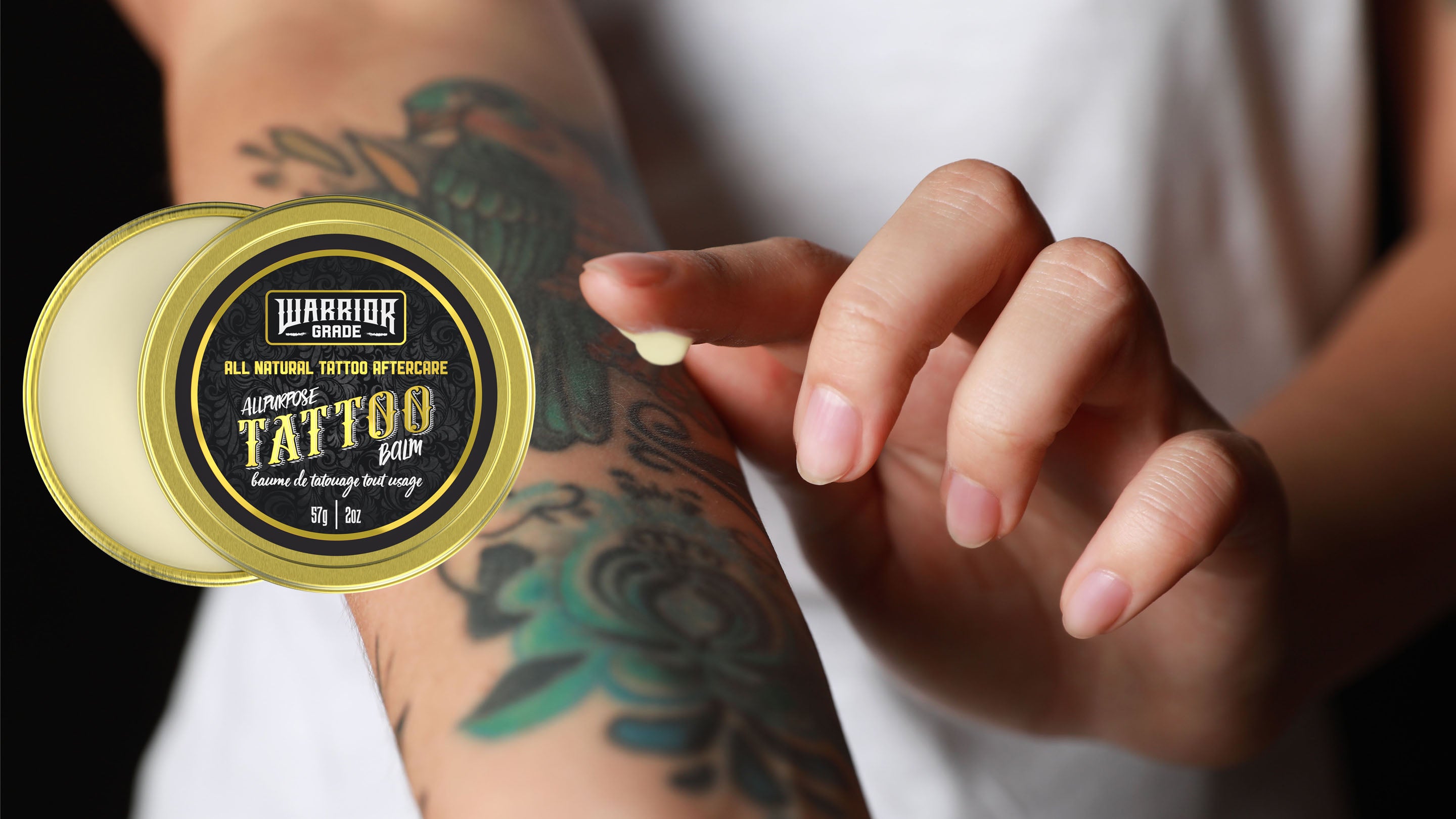Tattoo Aftercare Balm - Revitalize Old Tattoos - Made in Canada – Valhalla Live the Legend